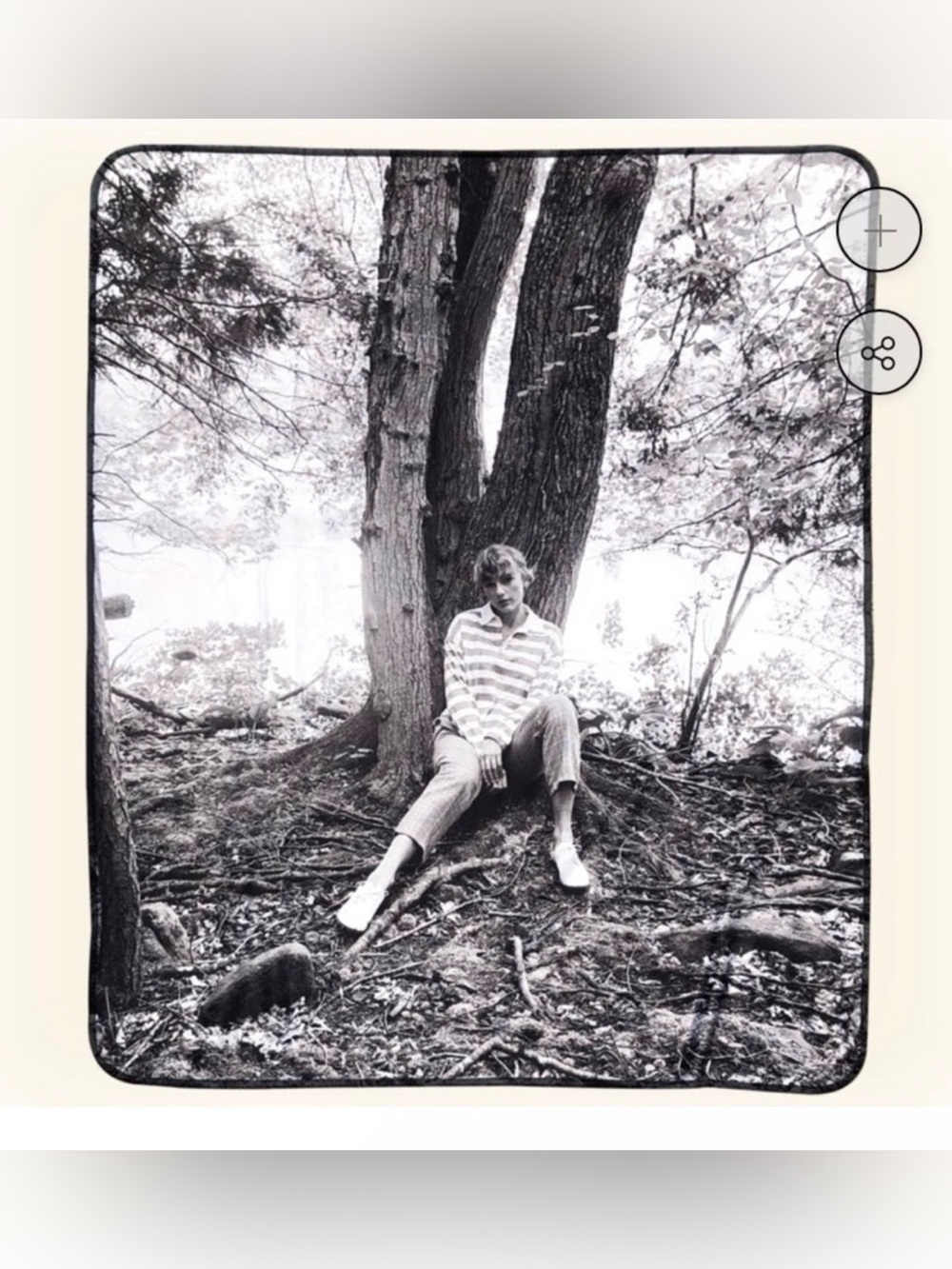 Taylor Swift Folklore Album Blanket
